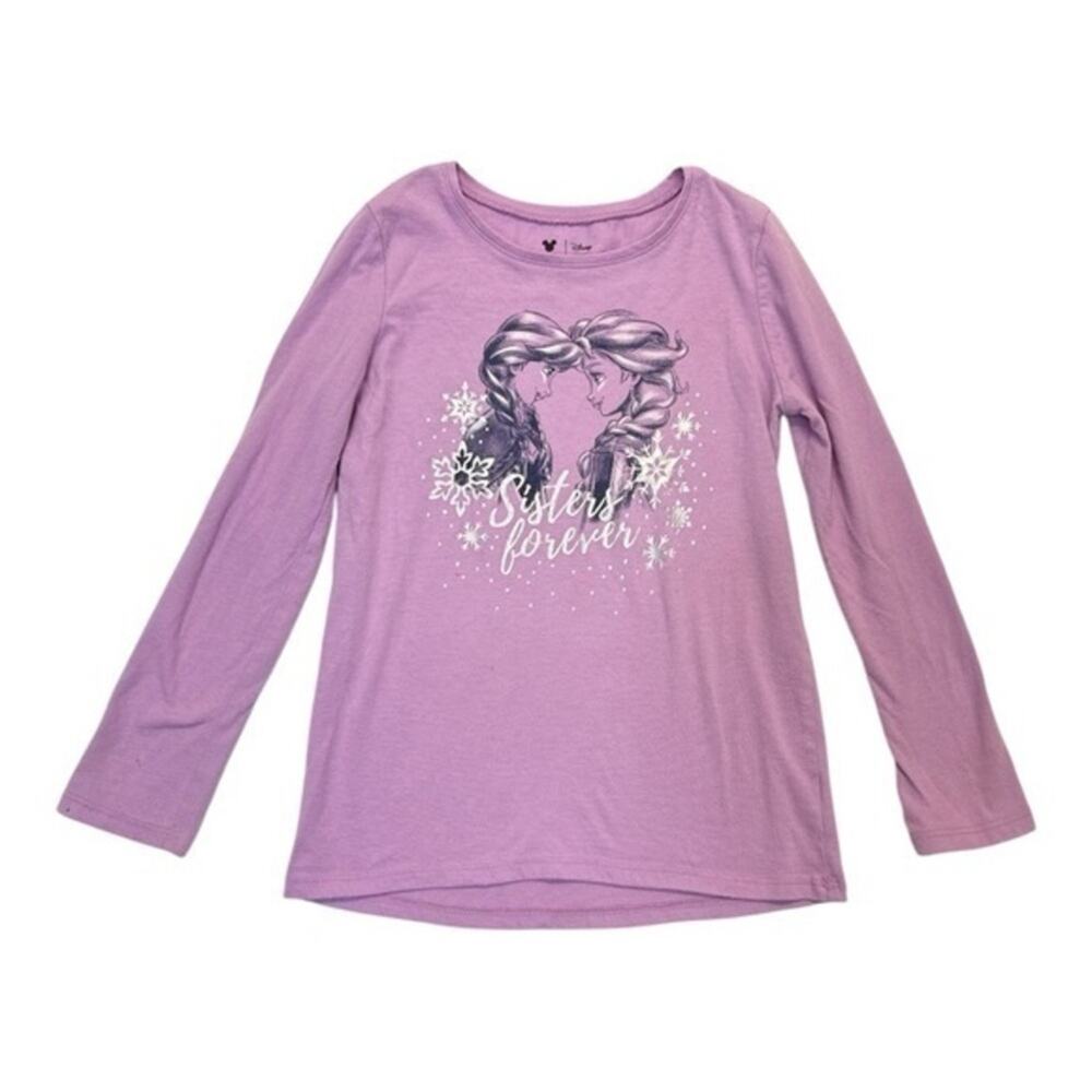 Jumping Beans Disney Frozen Ana Elsa T-shirt Girl’s Size 6 long sleeve crewneck